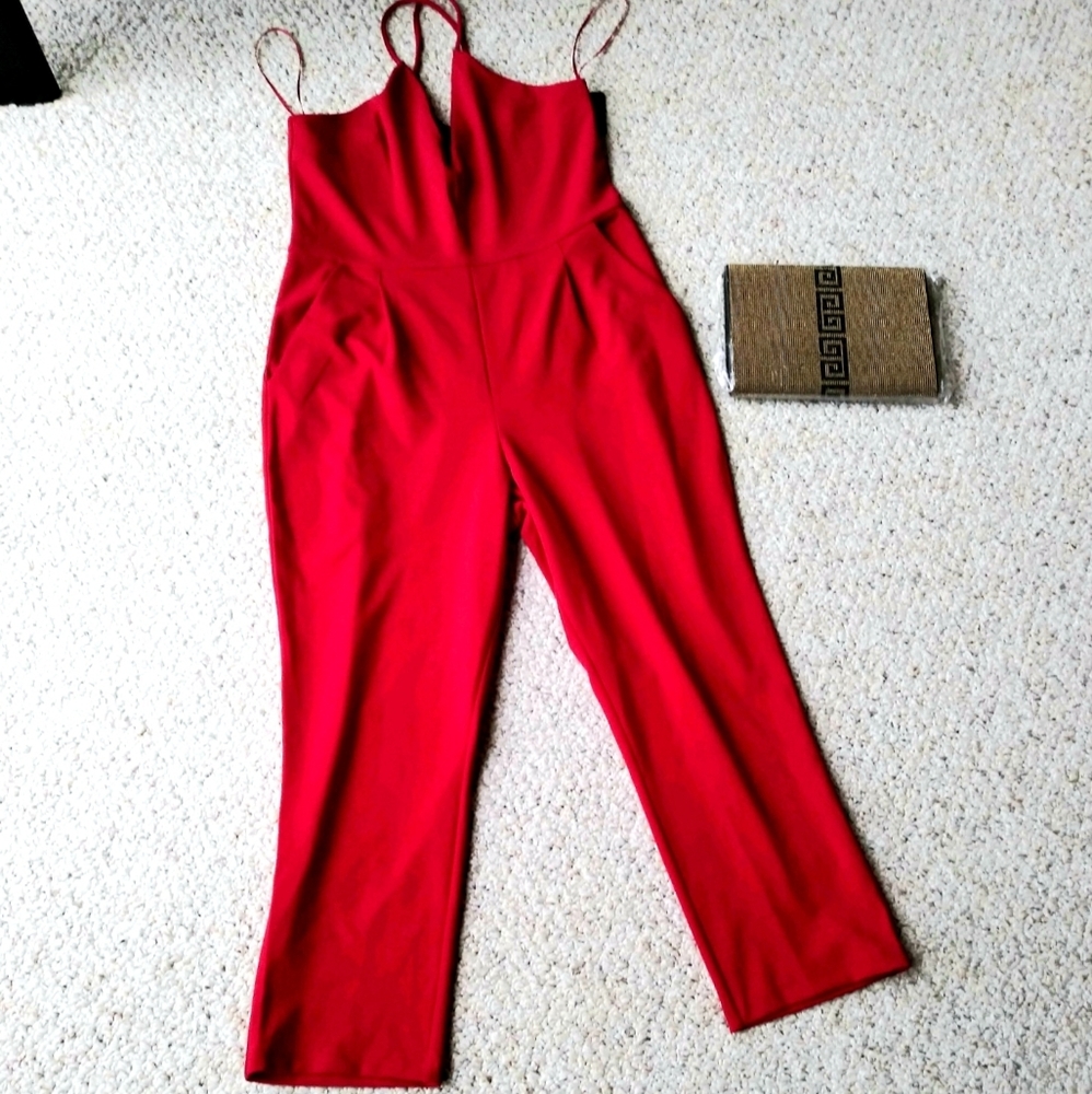 Sexy Hot Red Jumpsuit